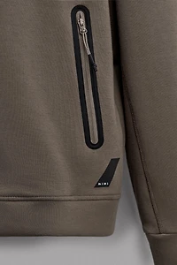 SWEAT TECHNIQUE ZIPPÉ À CAPUCHE