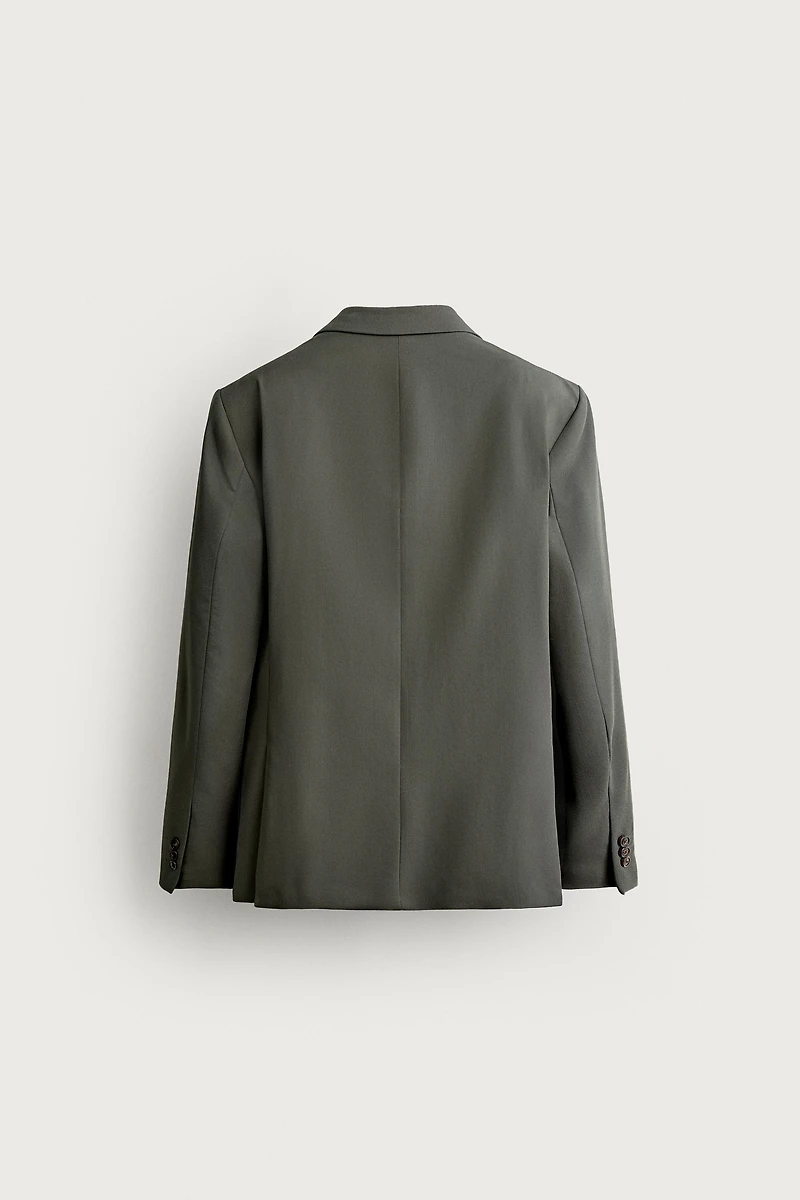 COMFORT DOUBLE BREASTED SUIT BLAZER