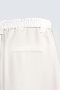 FLOWY PANTS WITH SIDE PLEATS