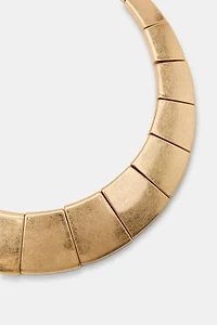 GEOMETRIC METAL PIECES NECKLACE