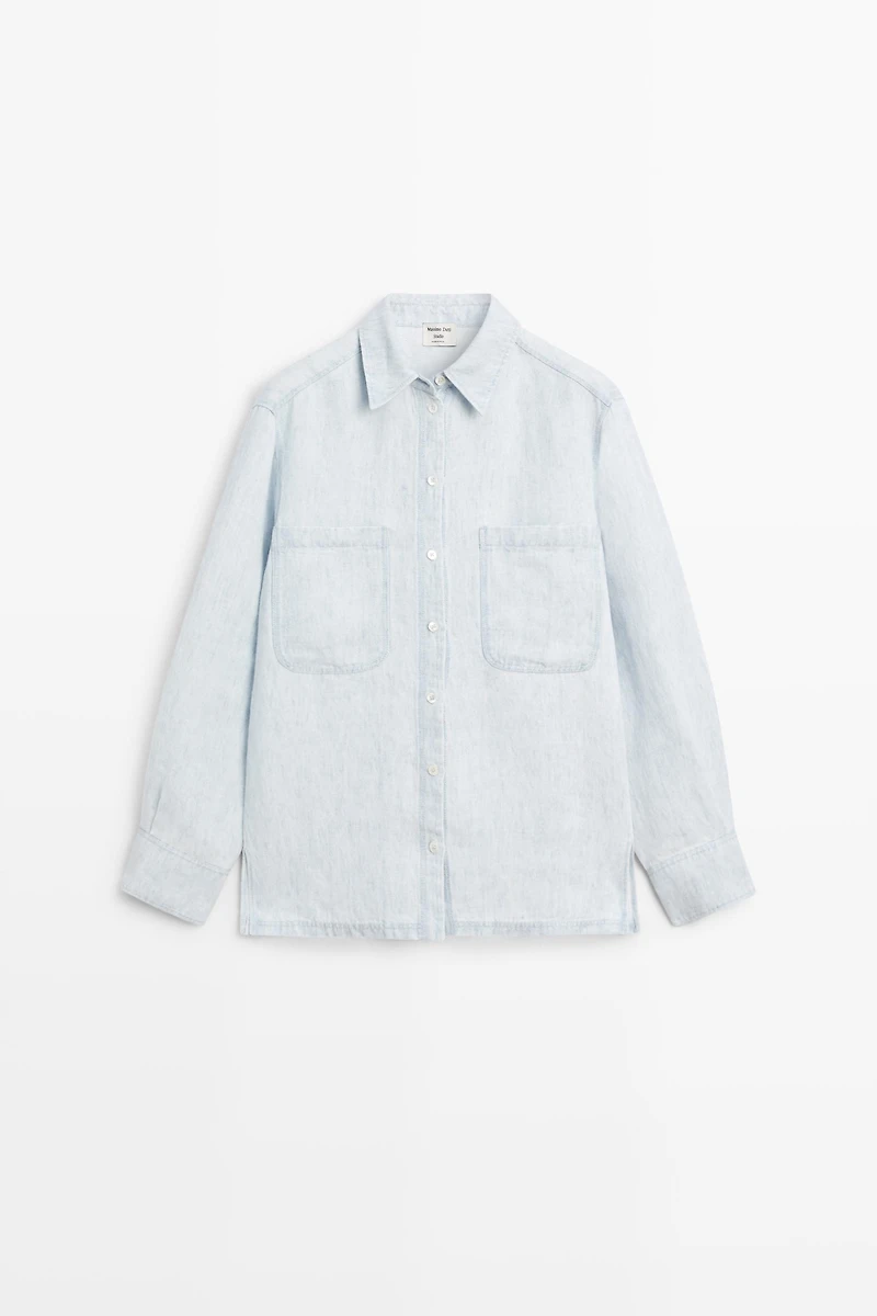 Denim effect pocket shirt - STUDIO