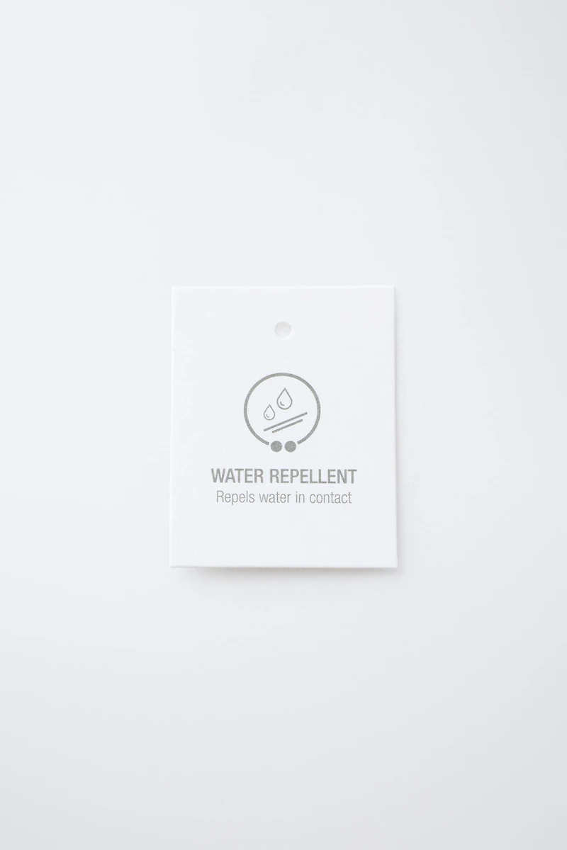 WATER REPELLENT PUFFER COAT WITH ZIPPERS