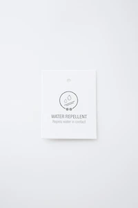 WATER REPELLENT PUFFER COAT WITH ZIPPERS