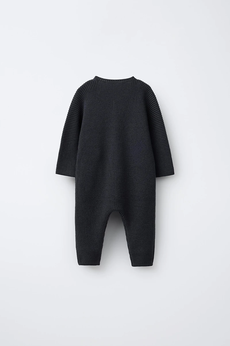 COMBINAISON EN MAILLE PERLÉE