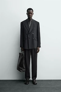 DOUBLE BREASTED SUIT BLAZER