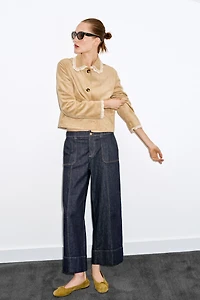 JEAN Z1975 JUPE-CULOTTE TAILLE NORMALE