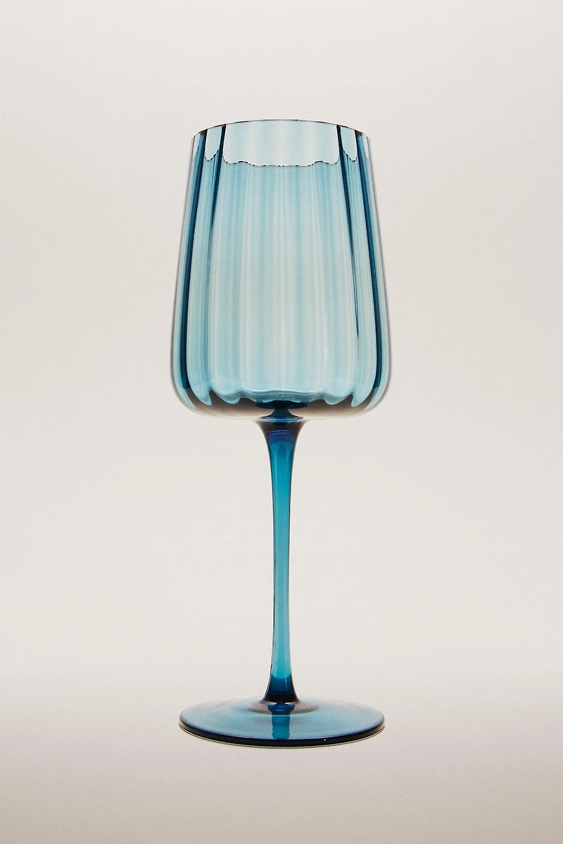 GLASS WITH LINES
