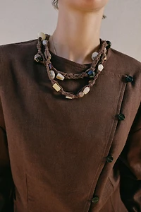 LINEN WRAP JACKET
