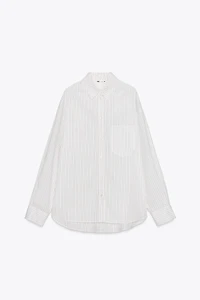STRIPED PAJAMA SHIRT
