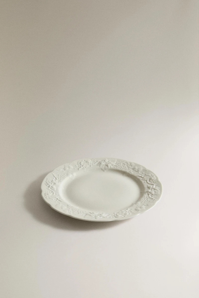GRAPE PORCELAIN DESSERT PLATE