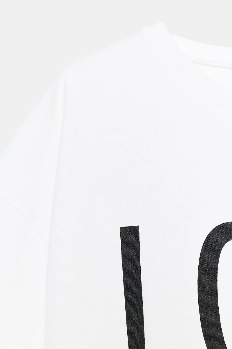 OVERSIZED TEXT T-SHIRT