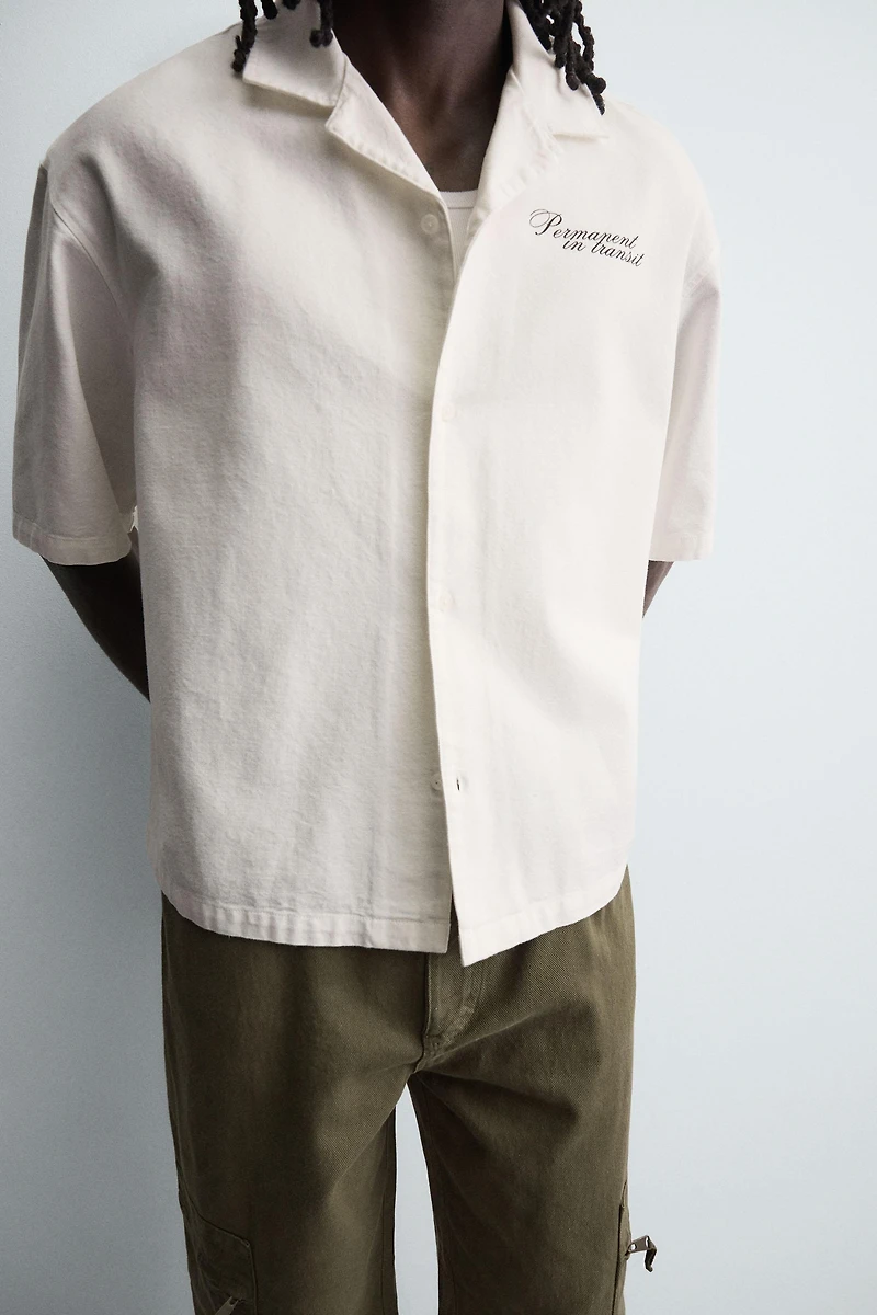 PRINTED RELAXED FIT SHIRT