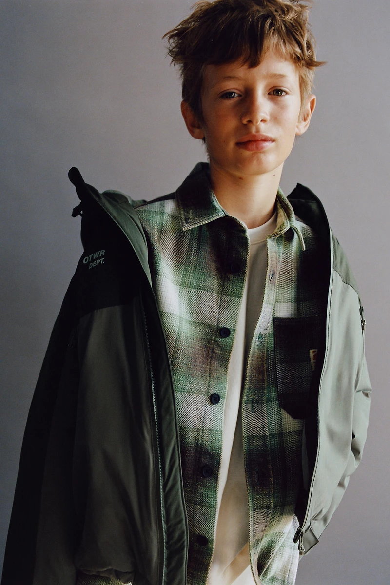 PLAID OVERSHIRT
