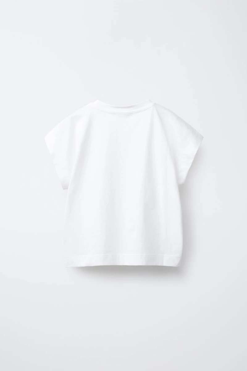 T-SHIRT UNI À PATTE