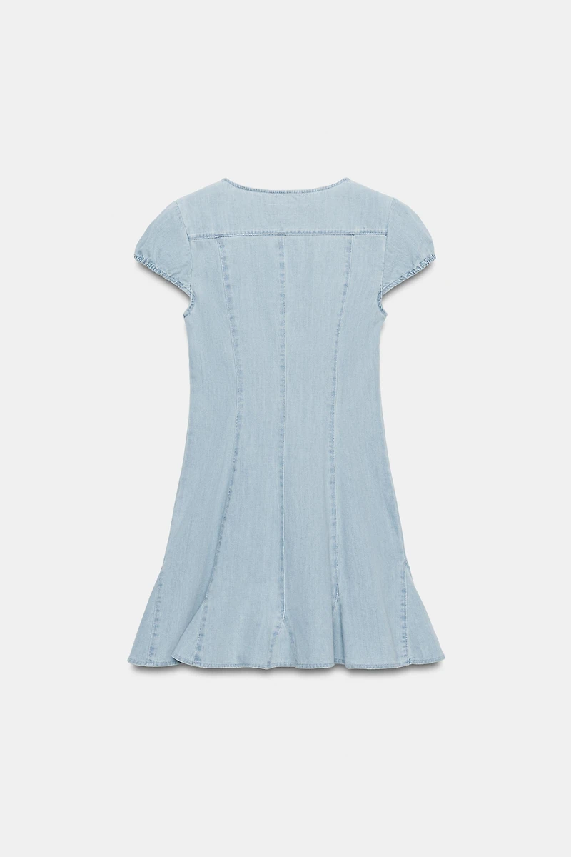 ROBE COURTE EN DENIM TRF