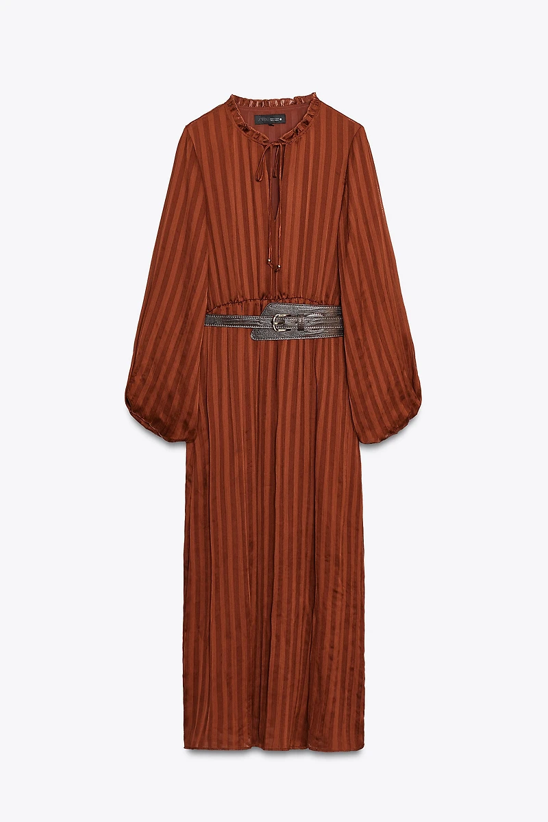 MIDI BELT DRESS