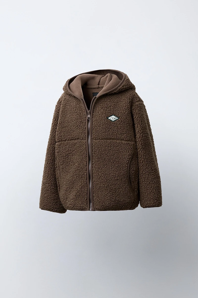 HOODED FLEECE JACKET