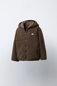 HOODED FLEECE JACKET