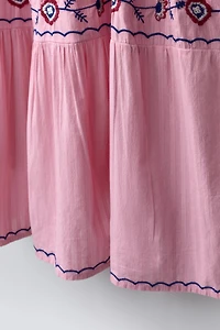 EMBROIDERED DRESS