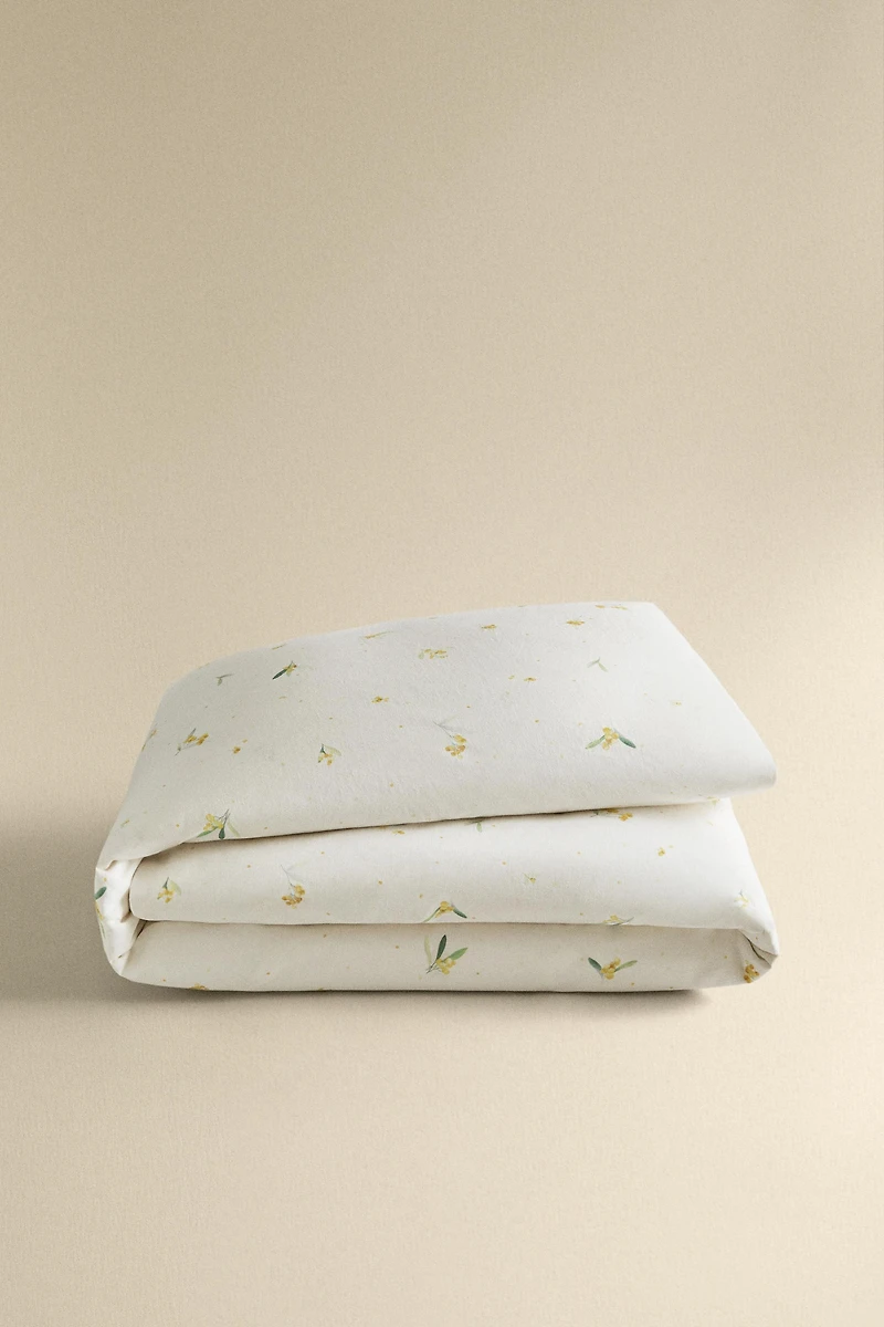 LINEN AND COTTON MIMOSA DUVET COVER