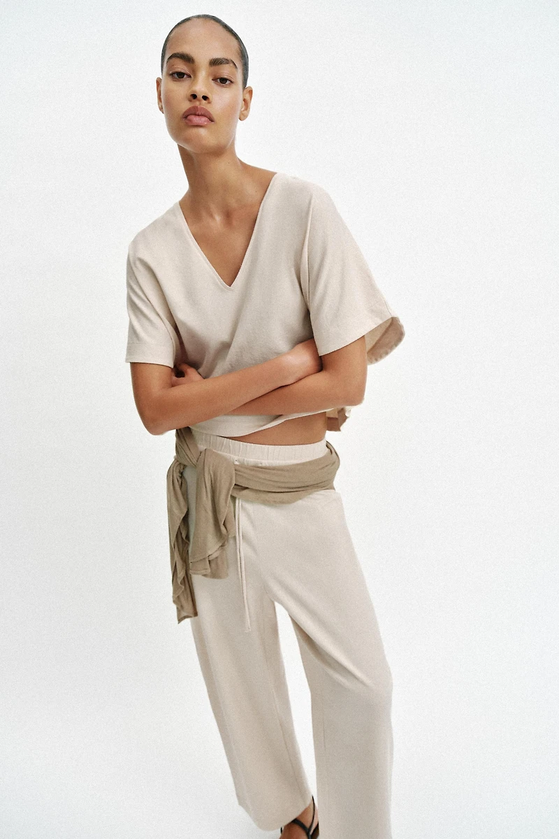 RUSTIC DRAWSTRING PANTS