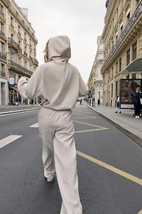 HOODED BOMBER JACKET