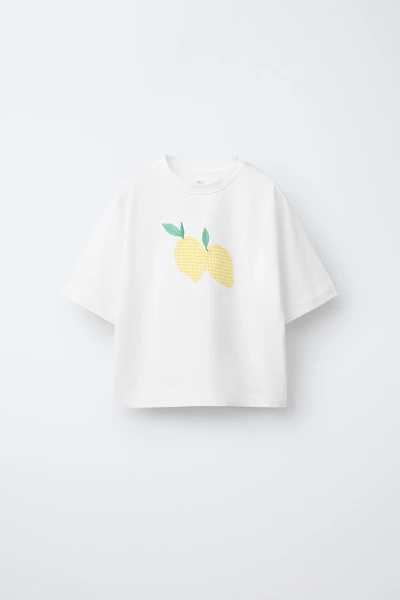T-SHIRT À PIÈCE CITRONS