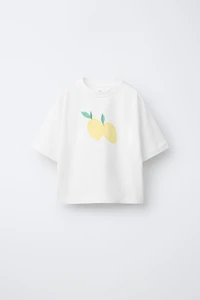 T-SHIRT À PIÈCE CITRONS