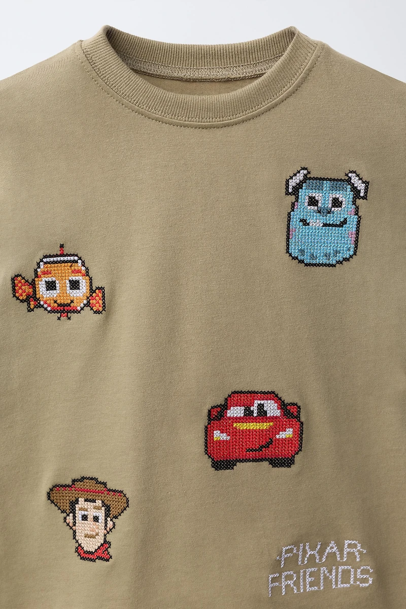 T-SHIRT BRODERIE POINT DE CROIX © DISNEY PIXAR