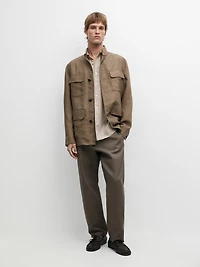 100% linen Safari jacket