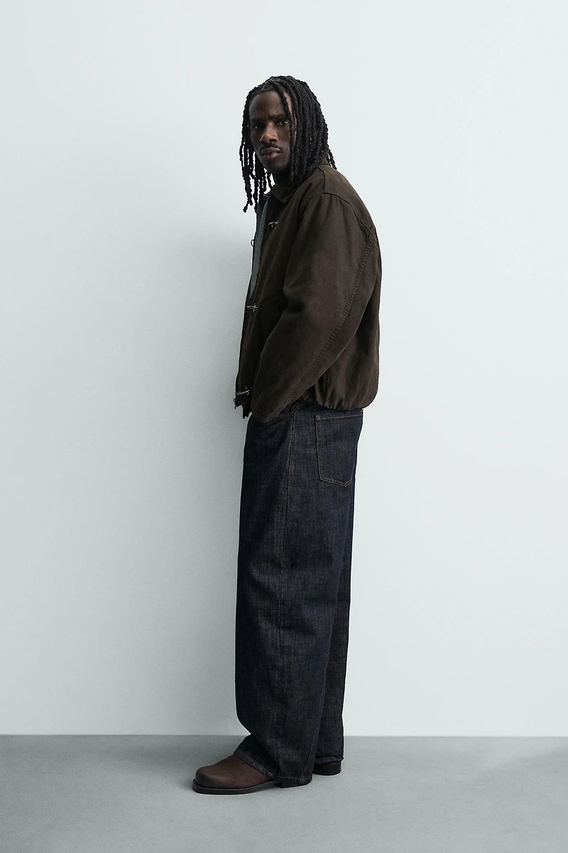 CROPPED FIT FIREMAN CLASP JACKET