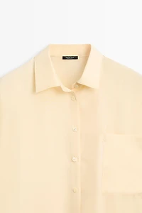 Flowing 100% silk shirt