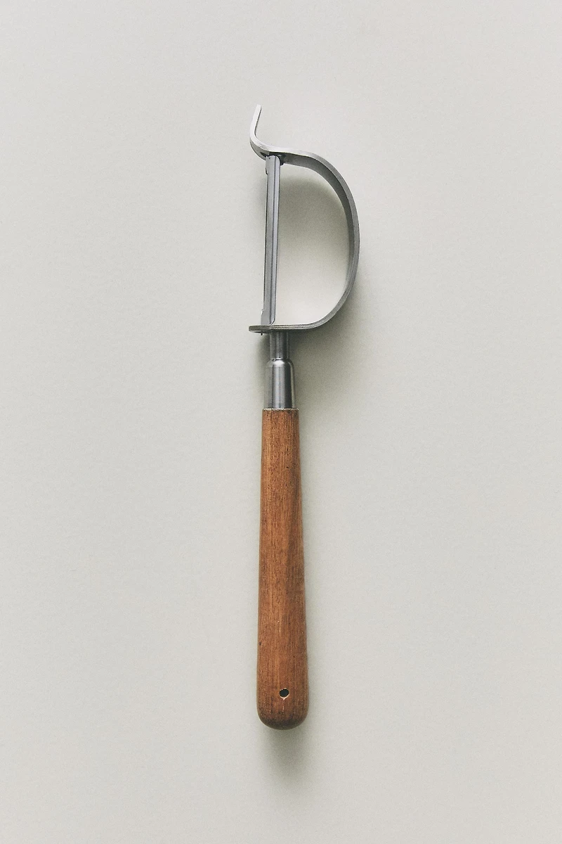 STEEL AND ACACIA PEELER