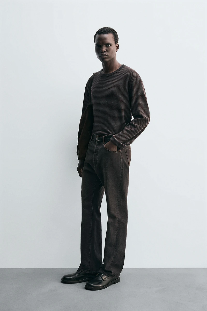 STRIPED JACQUARD SWEATER