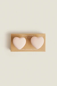 SET OF CHILDREN’S HEART KNOBS (SET OF 2)