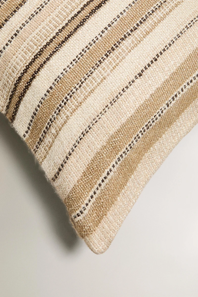 HOUSSE DE COUSSIN RAYURES