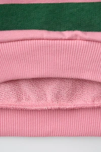 SWEAT À RAYURES ET ÉTOILE BRODÉE