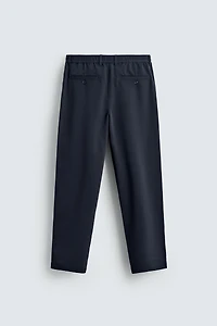 STRAIGHT FIT STRETCH PANTS