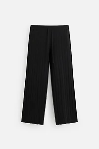 PANTALON EN MAILLE STRUCTURÉE