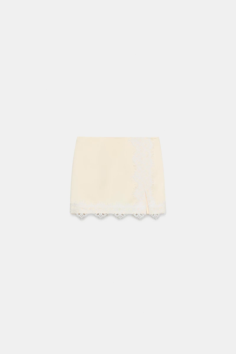 JUPE-PANTALON EN DENTELLE