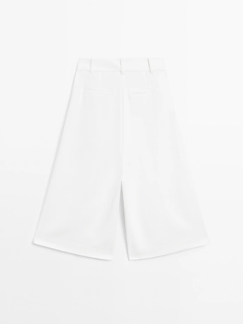Smart Bermuda shorts with darts - STUDIO