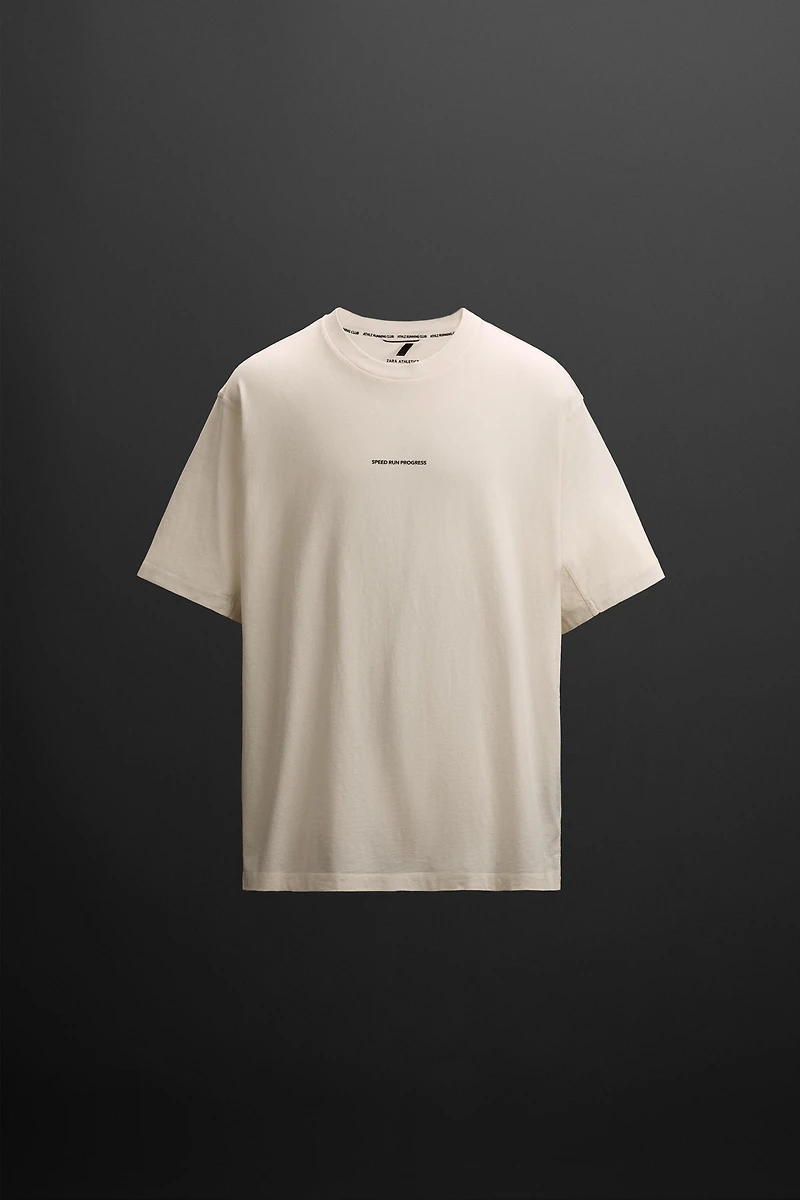 T-SHIRT IMPRIMÉ RUNNING