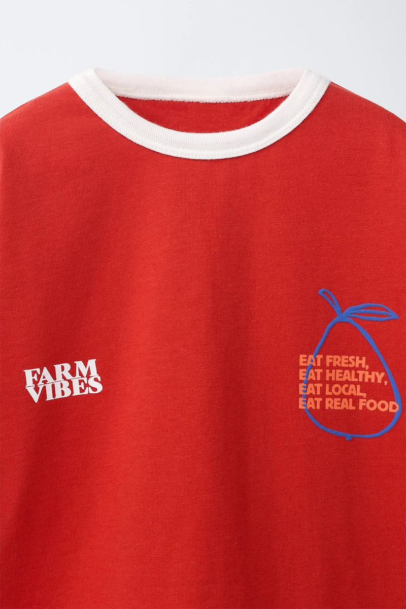 PEAR PRINT T-SHIRT