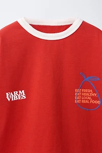 PEAR PRINT T-SHIRT