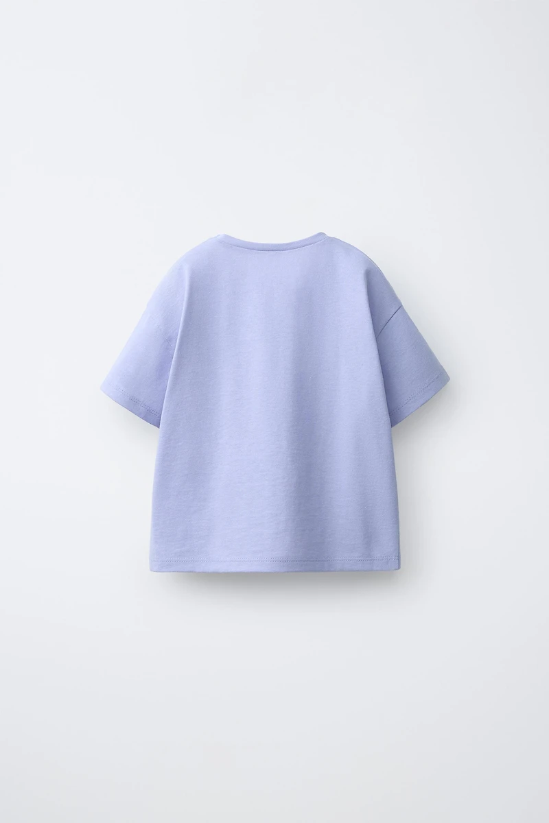 RUFFLY PRINT T-SHIRT