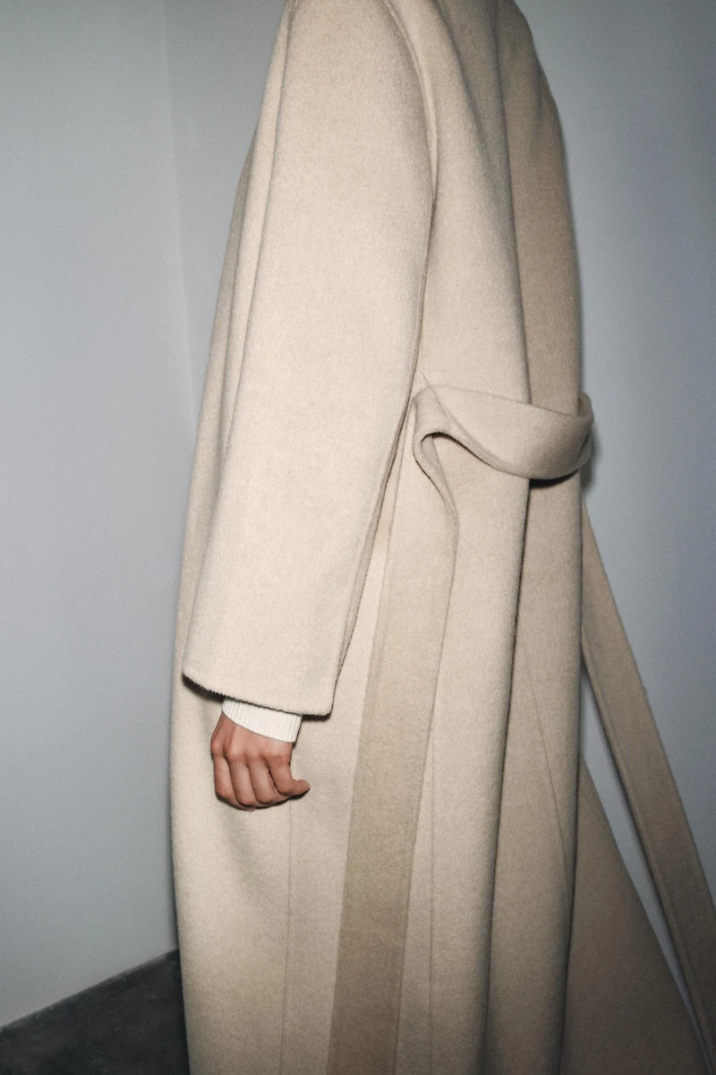 MANTEAU MINIMAL MÉLANGE LAINE ZW COLLECTION ÉDITION LIMITÉE