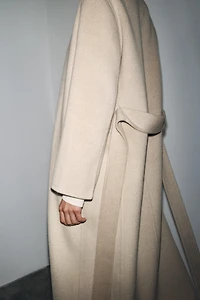 MANTEAU MINIMAL MÉLANGE LAINE ZW COLLECTION ÉDITION LIMITÉE