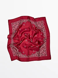 Foulard à imprimé cachemire