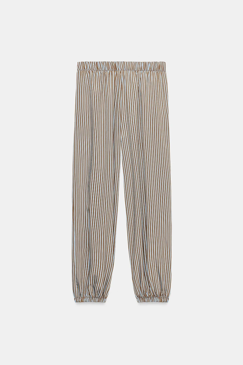 PANTALON BOUFFANT À RAYURES ZW COLLECTION