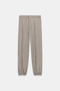 PANTALON BOUFFANT À RAYURES ZW COLLECTION
